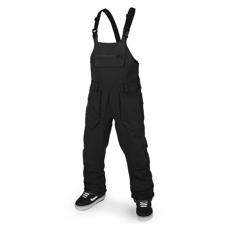 Volcom Pantalones de esqui Roan Bib Overall Black Presentación