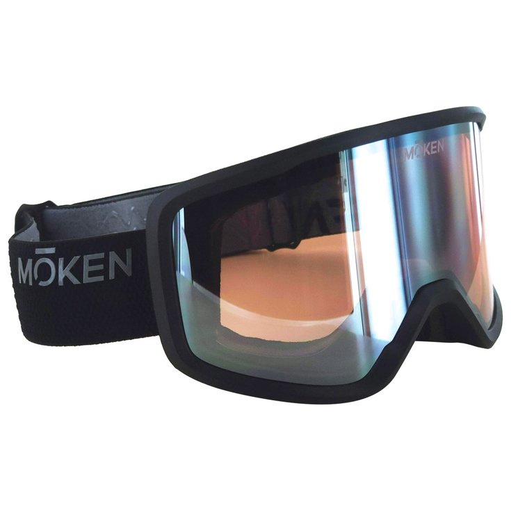 Moken Vision Maschera Two Black Silver Pink Flash Silver Presentazione