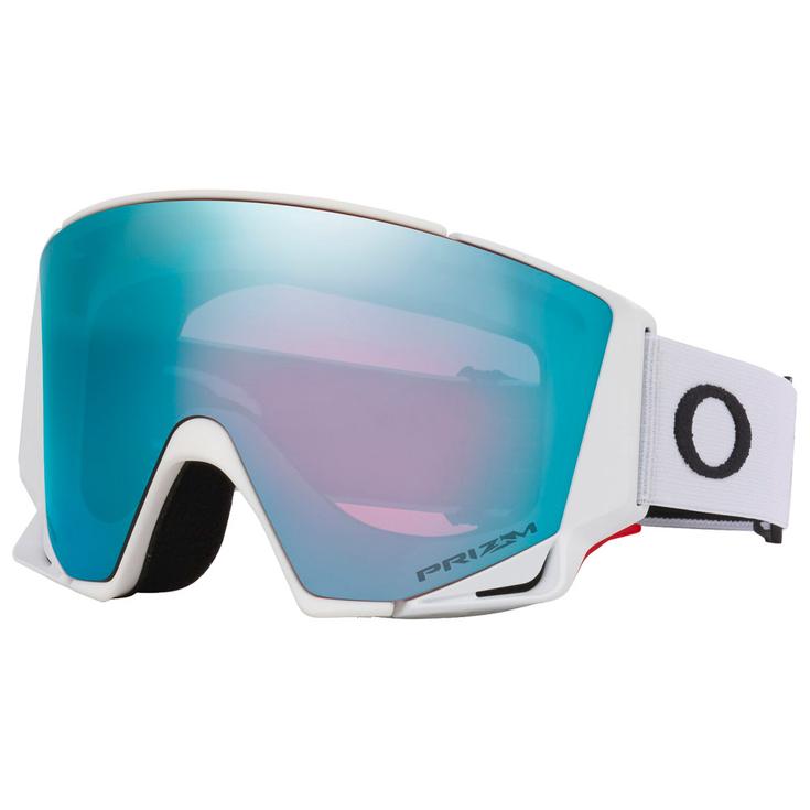 Oakley Máscaras Flow Scape M Matte White Prizm Sapphire Iridium + Prizm Iced Iridium Presentación