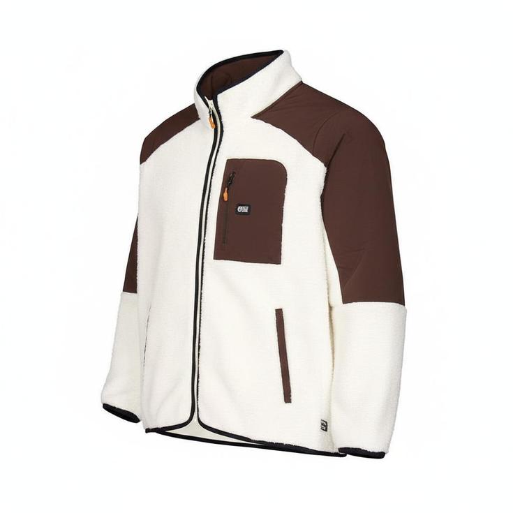 Picture Polaire Quilchena Zip Fleece Tofu Chicory Coffee Présentation