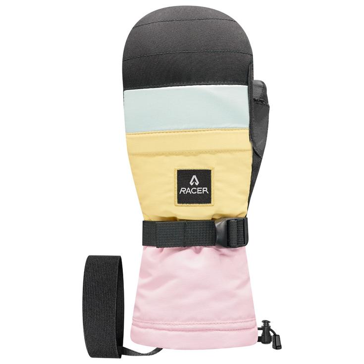 Racer Colors Mitt Black Pink 