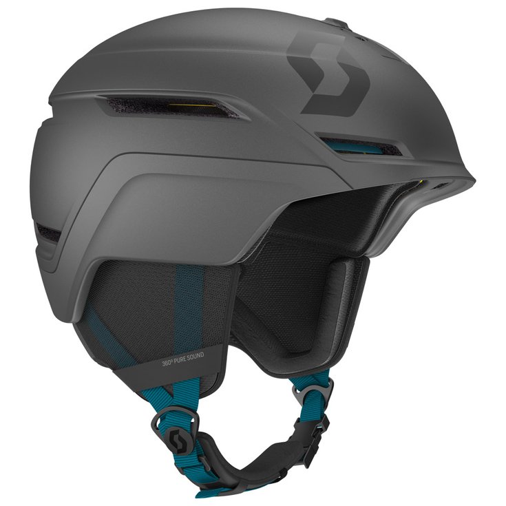 Scott Helmet Symbol 2 Plus Iron Grey Blue Overview