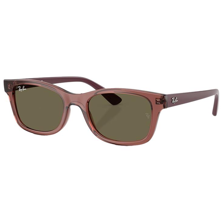 Ray Ban Lunettes de soleil RB9086S Kids Polished Purple Translucide Brown Présentation