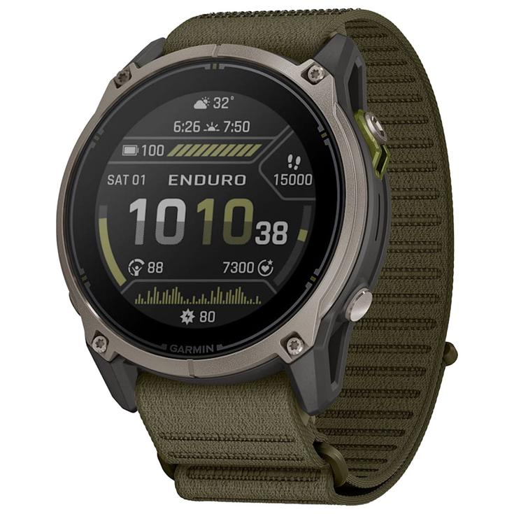 Garmin Horloge GPS Enduro 4 Solar 51 mm Sapphire Titane Silver Voorstelling