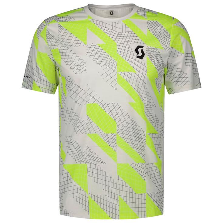 Scott Tee M's Rc Run Short Sleeve White Black 