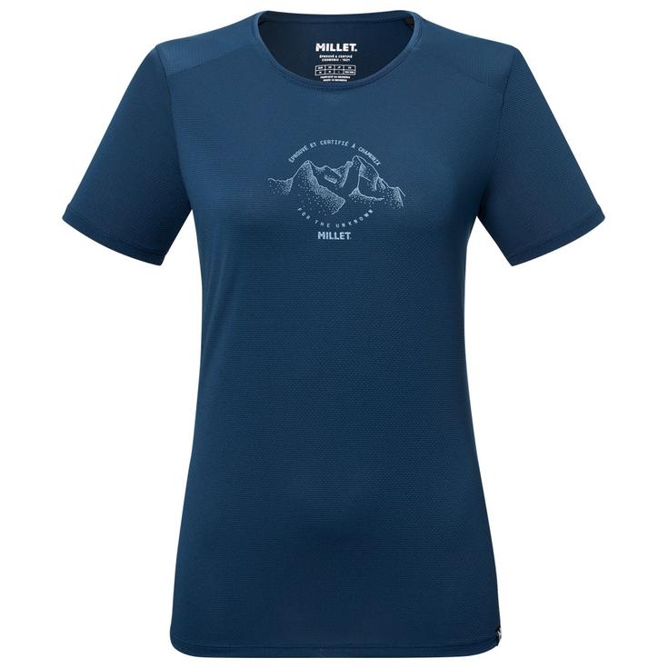 Millet Maglietta da trekking Ubic Light Tee Shirt Short Sleeve W Saphir Presentazione