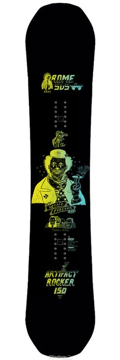 Rome Snowboard Artifact Rocker 150-top