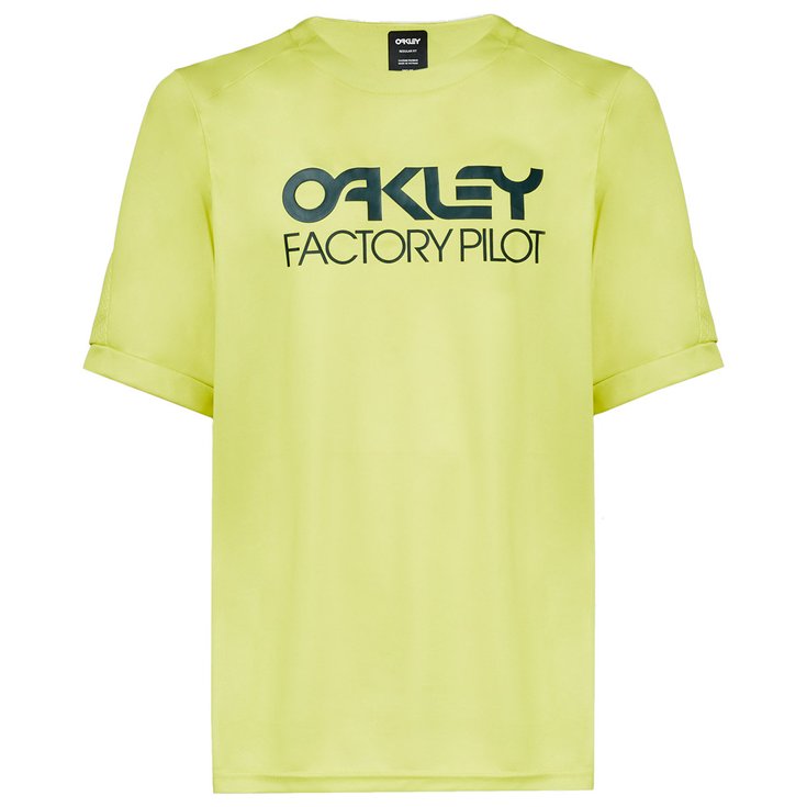Oakley Maglia MTB Factory Pilot MTB SS Jersey Sulphur Presentazione