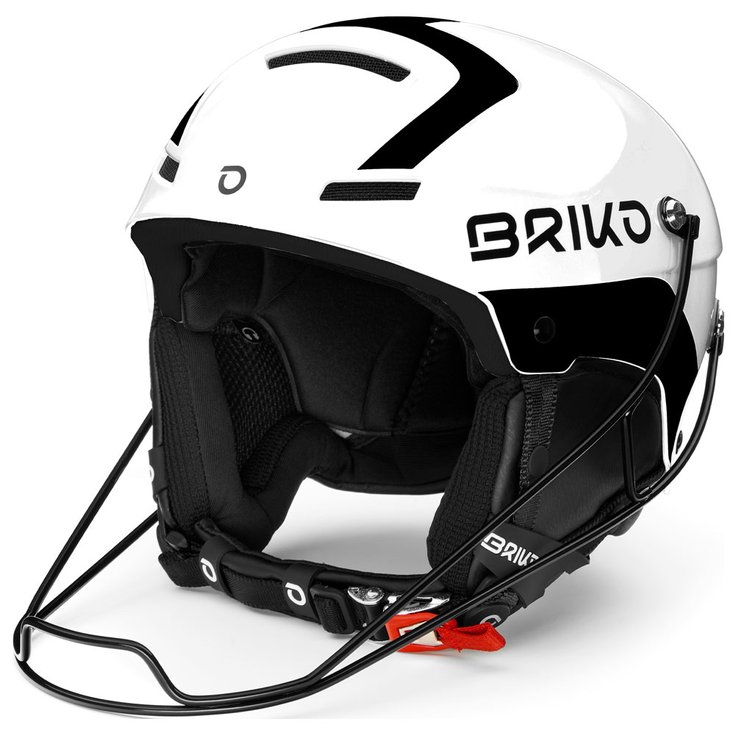 Briko Casco Slalom Shiny White Black Presentación