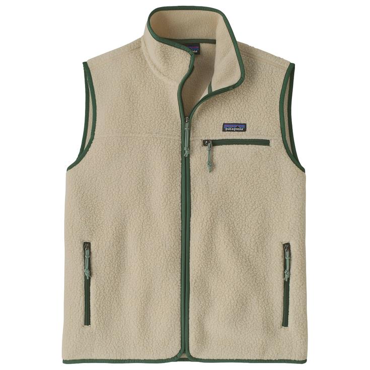 Patagonia Polaire Retro Pile Vest Pelican Canopy Green Présentation