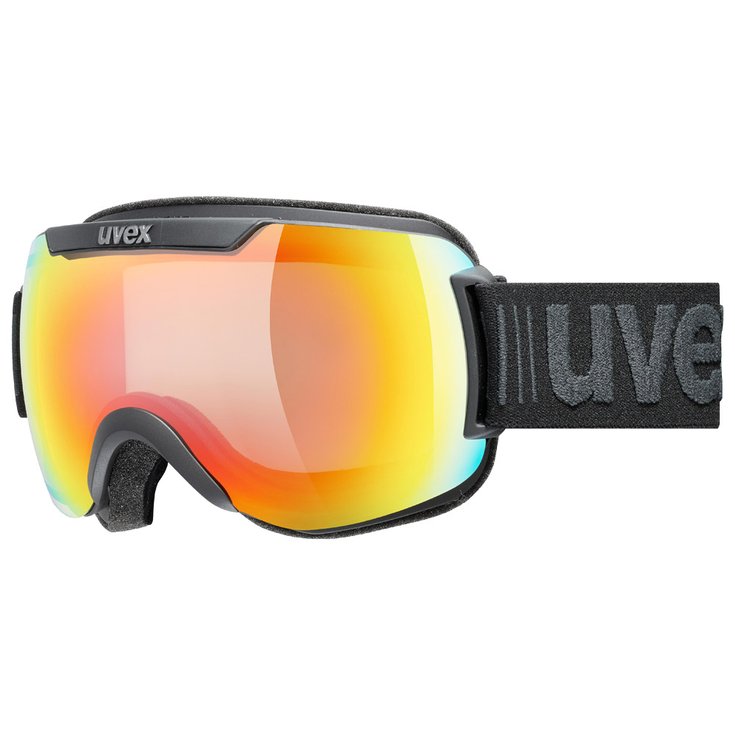 Uvex Masque de Ski Downhill 2000 V Black Mirror Rainbow Variomatic Présentation