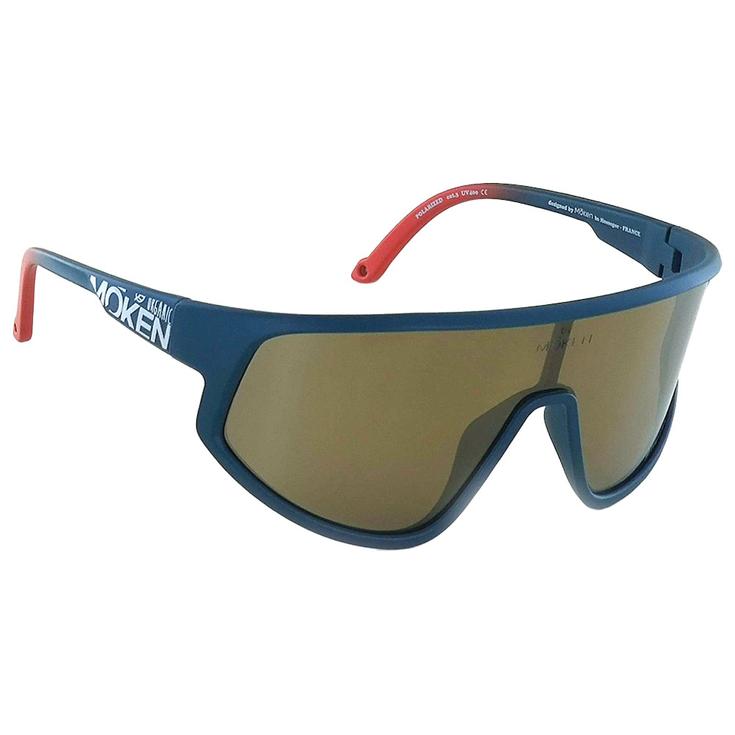 Moken Vision Zonnebrillen Rockett Blue Copper Polarized Voorstelling