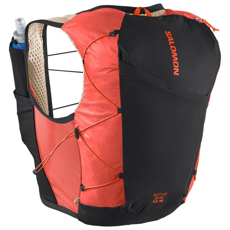 Salomon Trail Vest Active Skin 12 Women Set Emerglow Black Voorstelling