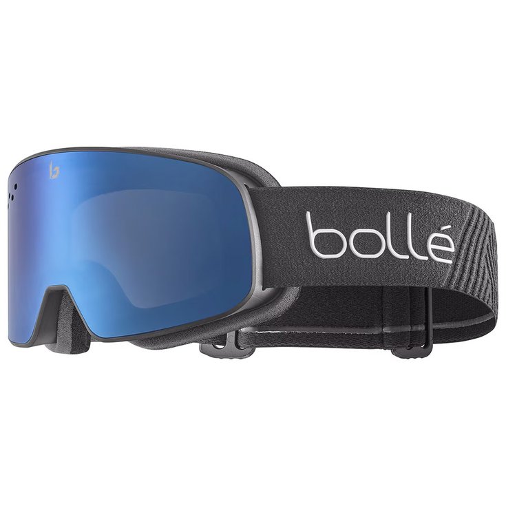 Bollé Skibrillen Nevada Small Black Matte Bronze Blue Voorstelling