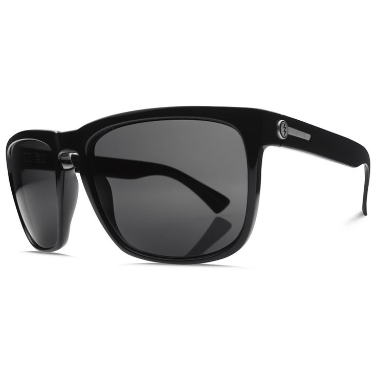Electric Sunglasses Knoxville XL Gloss Black Melanin Grey Polarized Overview