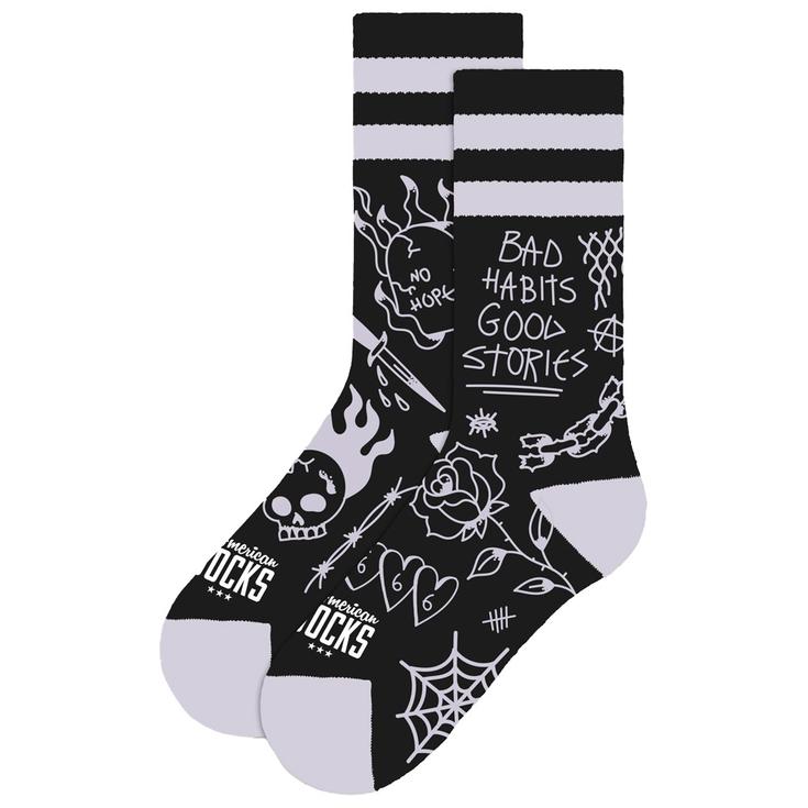 American Socks Sokken The Classics Mid High Bad Habits Voorstelling