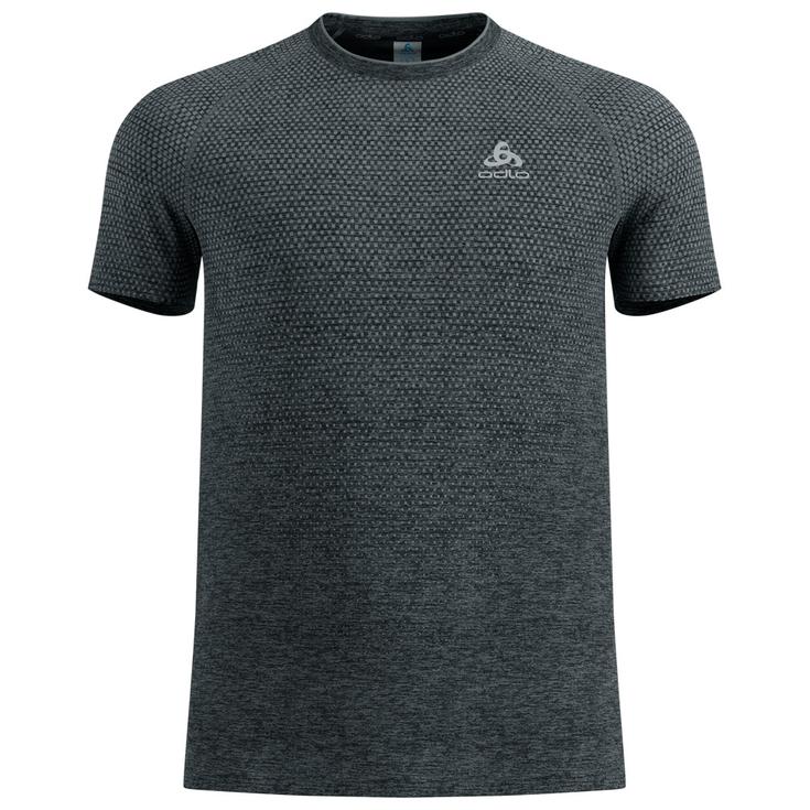 Odlo Maglietta da trail Essential Seamless Short Sleeve Grey Melange Presentazione
