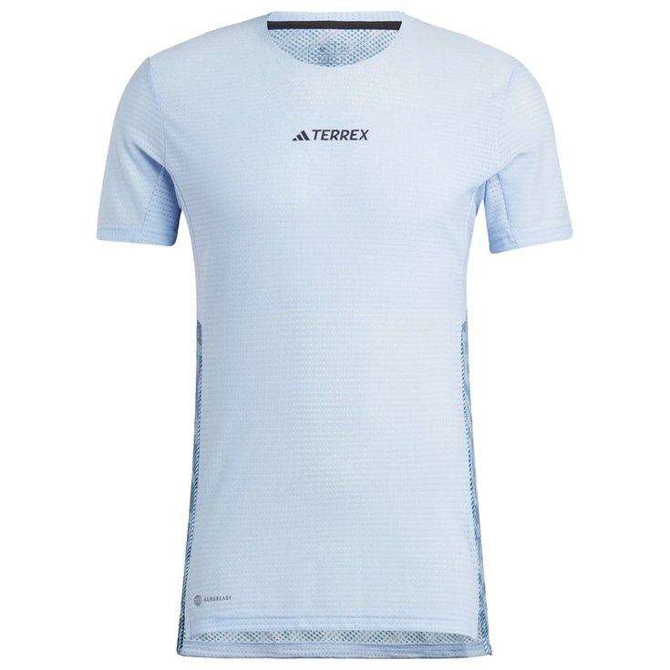 adidas Trail tee-shirt Agravic Pro Tee Blue Dawn Wonder Steel Overview