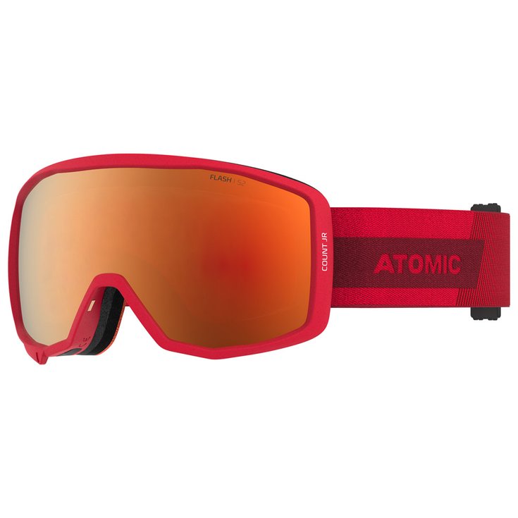 Atomic Goggles Count Junior Spherical Red Brown Red Flash Overview
