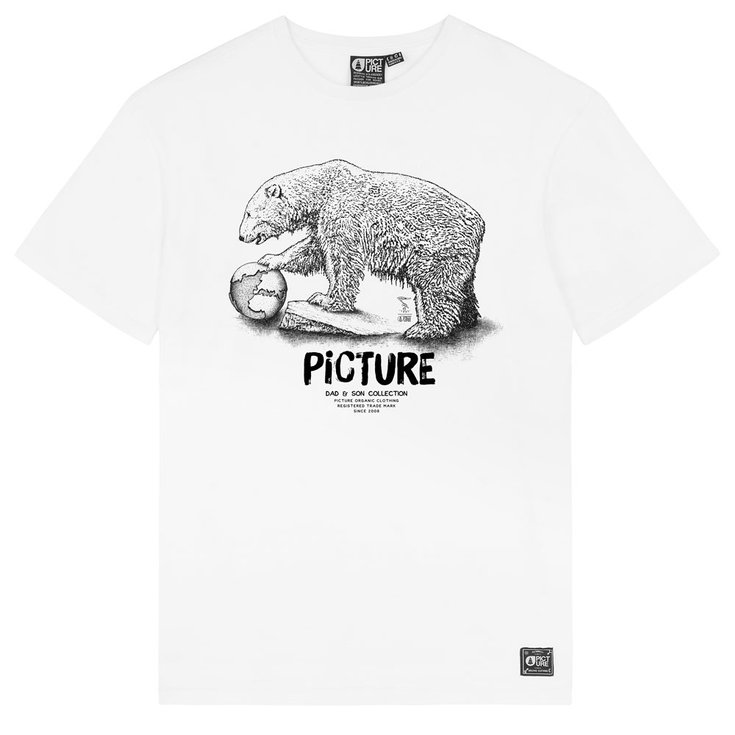 Picture Tee-shirt D&s Bear Tee White Presentación