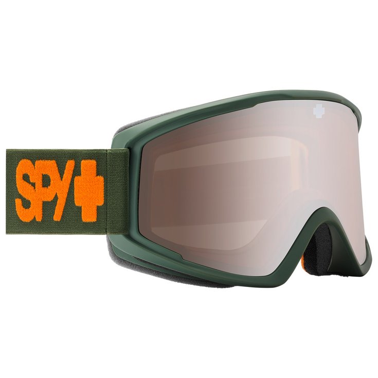 Spy Goggles Crusher Elite Matte Steel Green Bronze Silver Spectra Overview