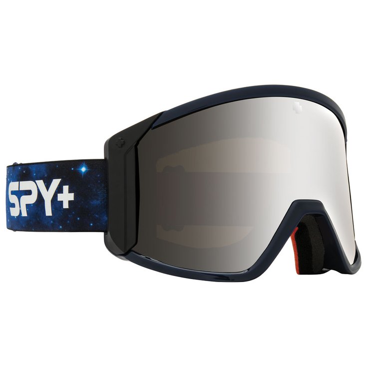 Spy Masque de Ski Raider Galaxy Blue Bronze Silver Spectra Mirror + Low Light Persimmon Présentation