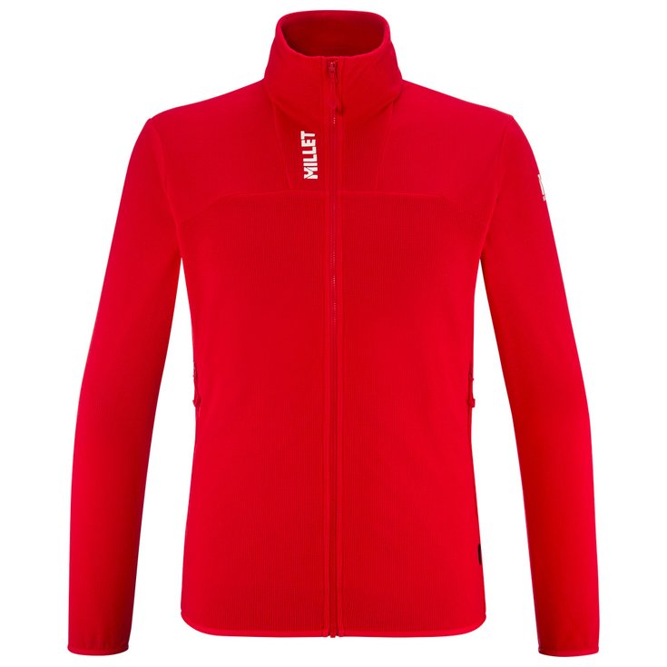 Millet Polaire Ubic Lightgrid Jkt M Red Présentation