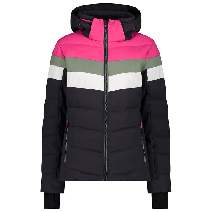 CMP Chaqueta esqui Woman Jacket Zip Hood Antracite Presentación
