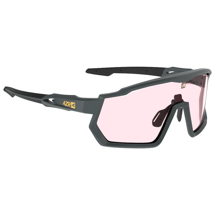 AZR Sonnenbrille Pro Race Rx Carbone Mat Noire Photochromique Irisé Rouge Präsentation