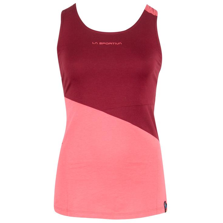 La Sportiva Tee-shirt de rando Sunfire Tank W Redwood Rosebay Présentation