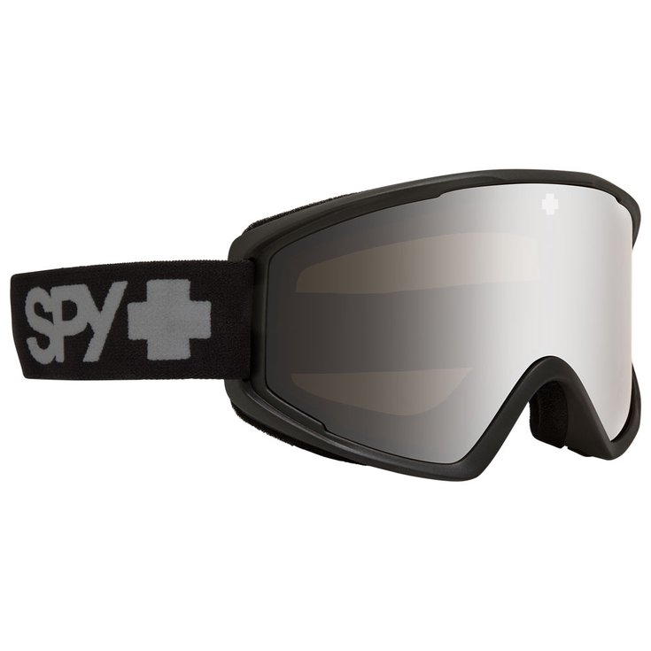 Spy Skibrille Crusher Elite Matte Black Bronze Silver Spectra Mirror Präsentation