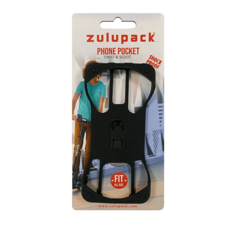 Zulupack Accesorios para teléfonos Twist & Scoot Black Presentación