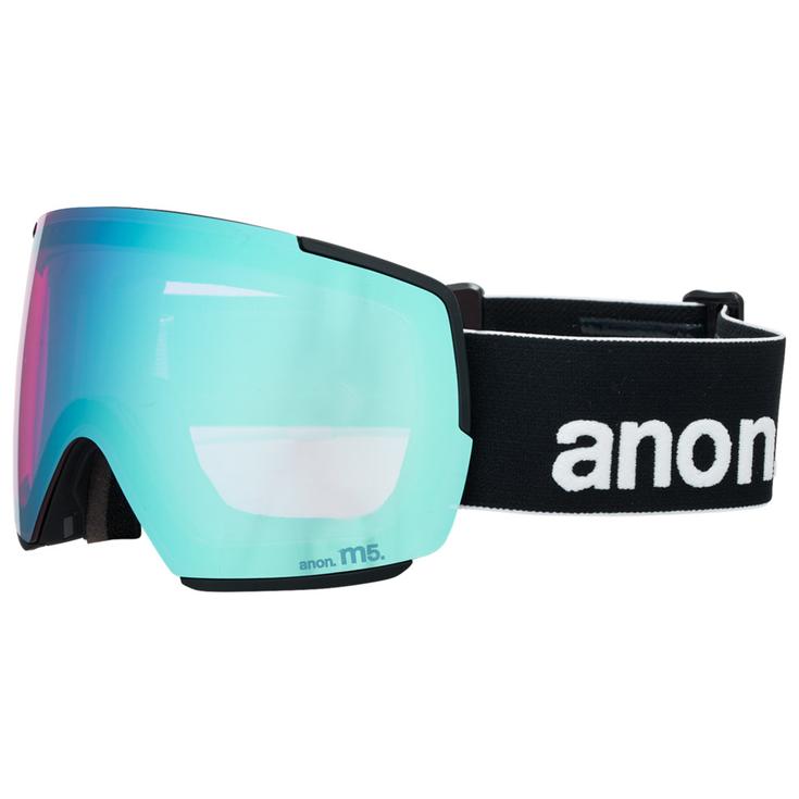 Anon Skibrille M5 MFI Black Perceive Variable Blue + Perceive Cloudy Pink Präsentation Anon Skibrille M5 MFI Black Perceive Variable Blue + Perceive Cloudy Pink Präsentation
