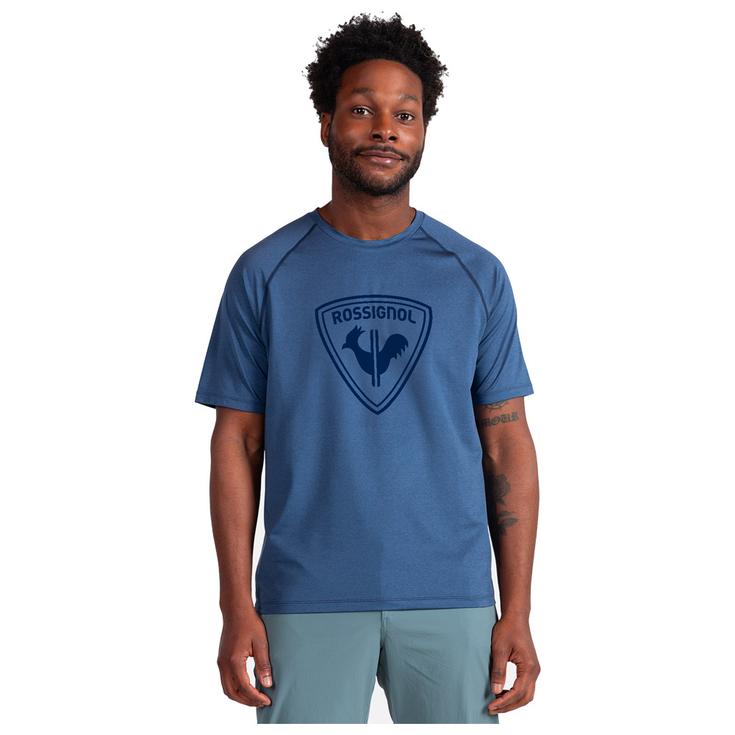 Rossignol Hiking tee-shirt Westweg Shield Tee Dark Navy Overview