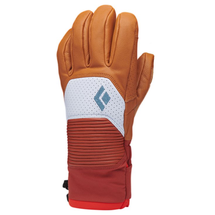 Black Diamond Guanti Women's Impulse Gloves Henna Belay Blue Presentazione