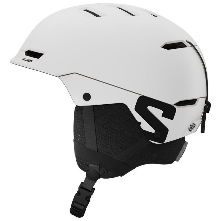 Salomon Casque de ski Husk Jr White Présentation