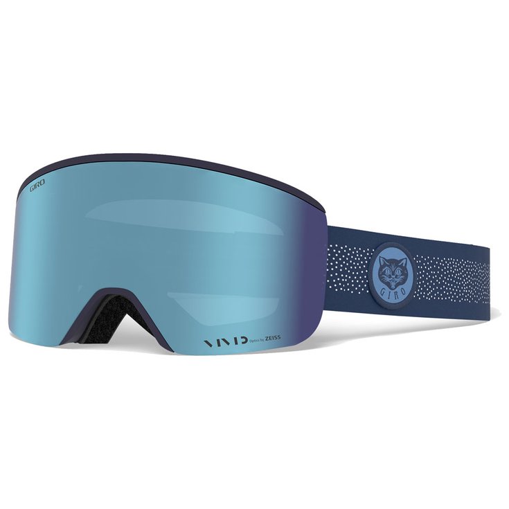 Giro Masque de Ski Ella Blue Meow Vivid Royal + Vivid Infrared Présentation