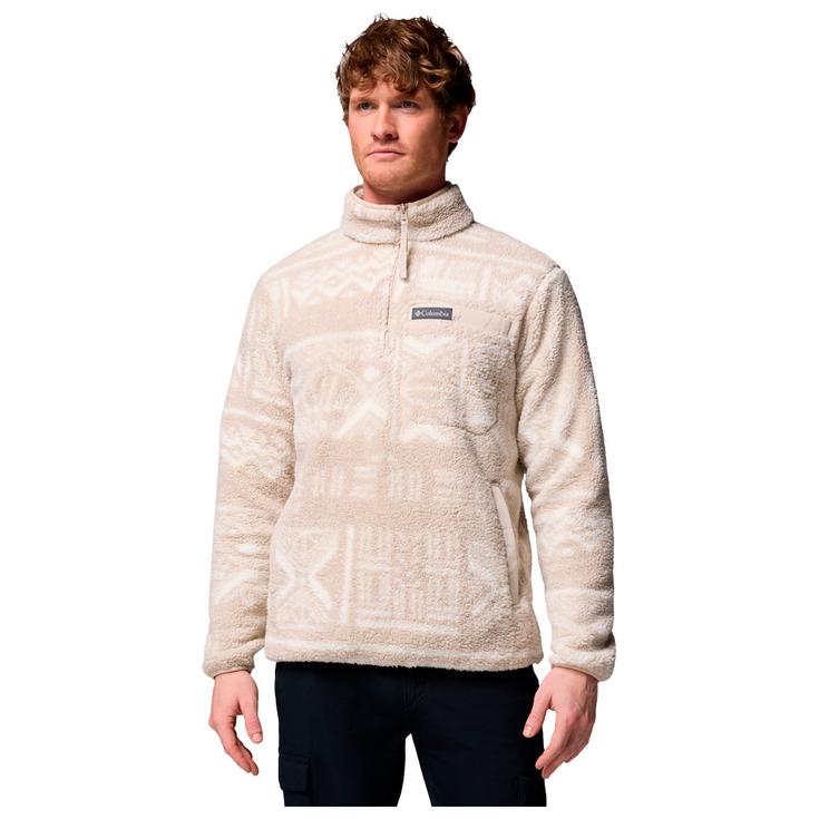 Columbia Pile Rugged Ridge High Pile Half Zip Dark Stone Deschutes Days Presentazione