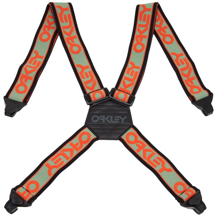 Oakley Bretelle Factory Suspenders New Jade Burnt Orange Presentazione