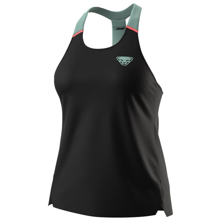 Dynafit Tee-shirt de trail Sky Tank W Black Out Jadelite Présentation