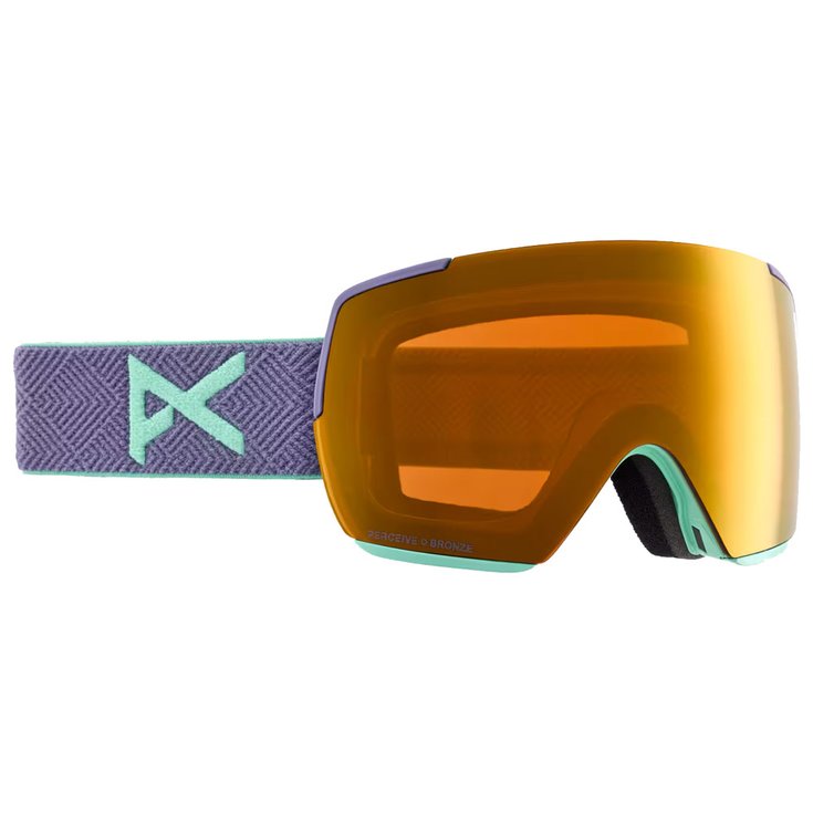 Anon Goggles M5S MFI Purple Perceive Sunny Bronze + Perceive Cloudy Burst Overview
