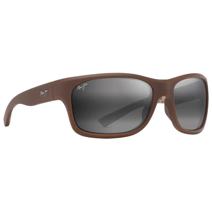 Maui Jim Sonnenbrille Ano Nui Matte Brown Neutral Grey Mineral Superthin Präsentation