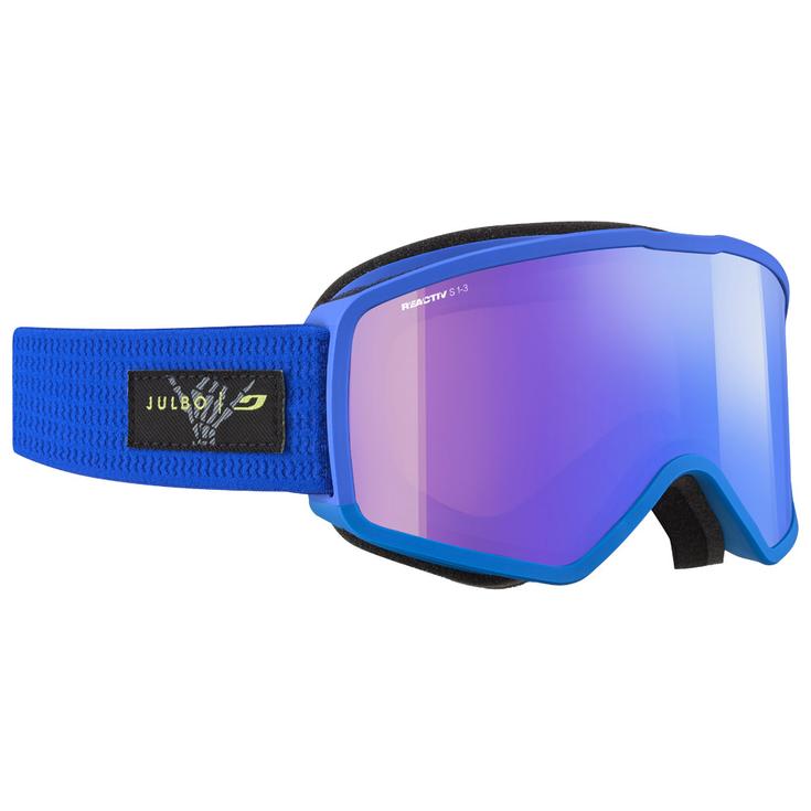 Julbo Masque de Ski Banger Bleu Reactiv 1-3 High Contrast Présentation