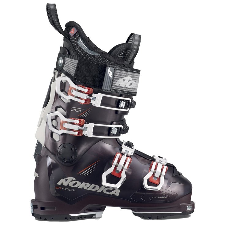 Nordica Ski boot Strider 95 W Dyn Black Ivory Paprika Overview