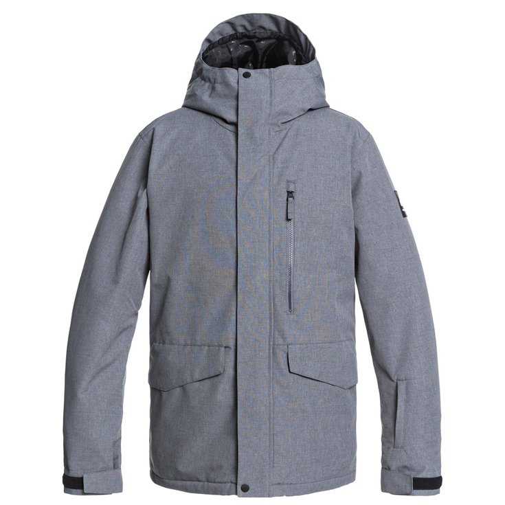 Quiksilver Blouson Ski Mission Solid Heather Grey Overview