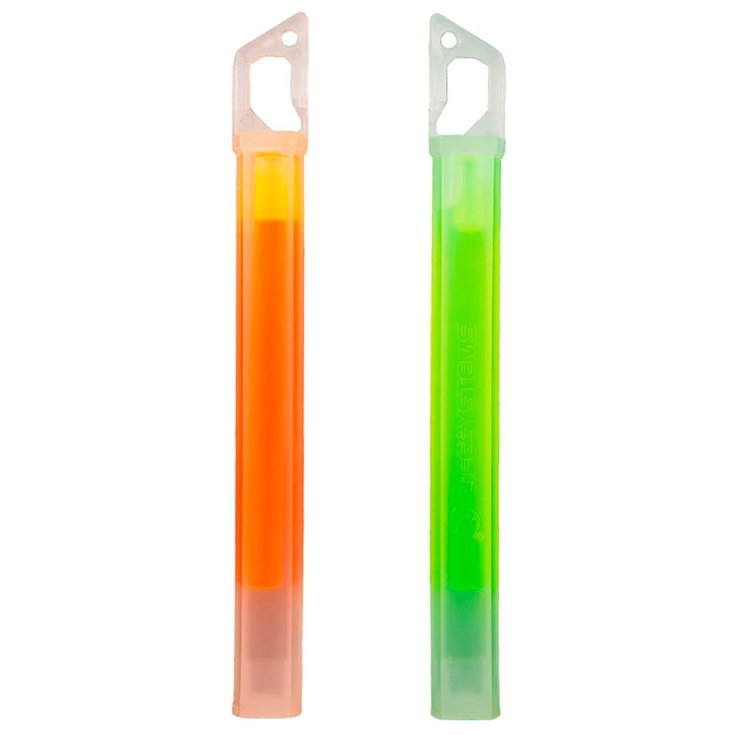 Lifesystems Notfalllampe Glow Sticks 15 Green Orange Präsentation