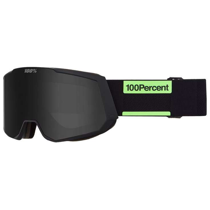 100% Máscaras Snowcraft XL Tab Hiper Silver Mirror + Hiper Yellow Flash Mirror Presentación