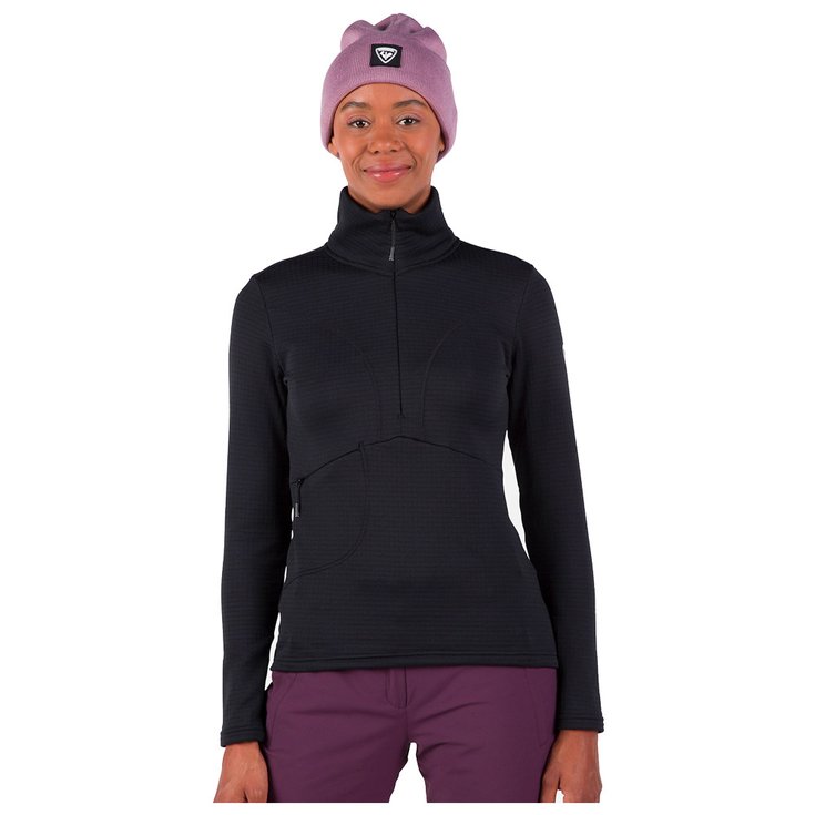 Rossignol W Blackside Fleece Half Zip Black 