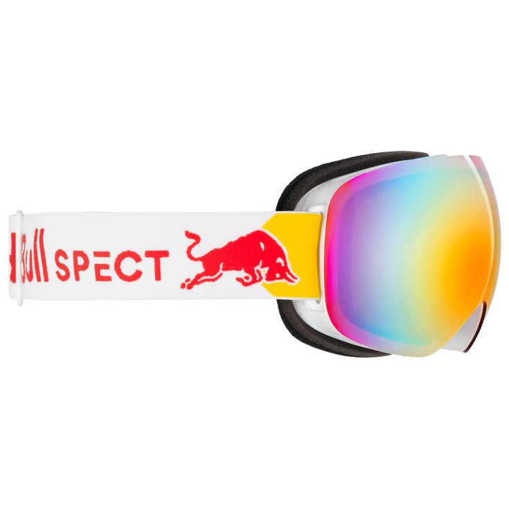 Red Bull Spect Bent Matt White Orange Red Mirror 