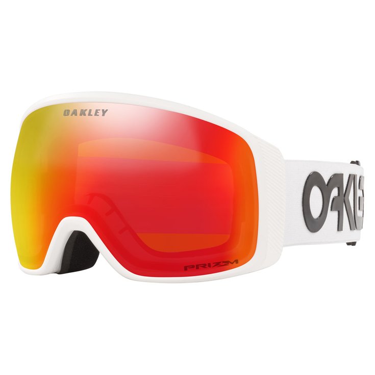 Oakley Masque de Ski Flight Tracker L Factory Pilot White Prizm Torch Iridium Présentation